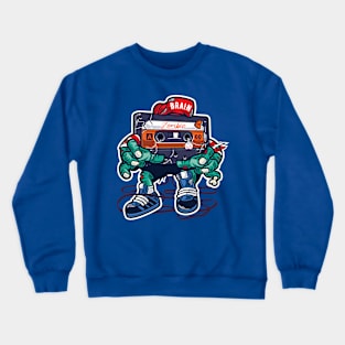 Zombie Cassette Tape Crewneck Sweatshirt